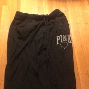 Pink sweatpants